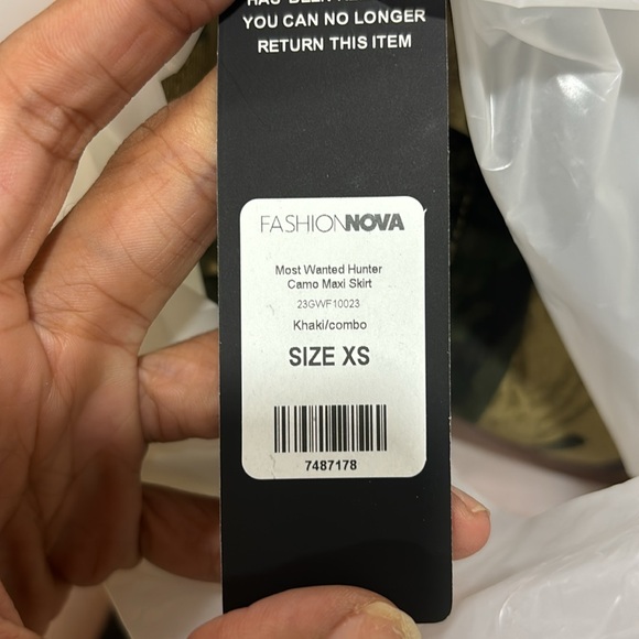 Fashion Nova Hunter Camo Maxi Skirt - Picture 4 of 4